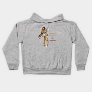 Save Earth, It's the only place with Giraffes Kids Hoodie